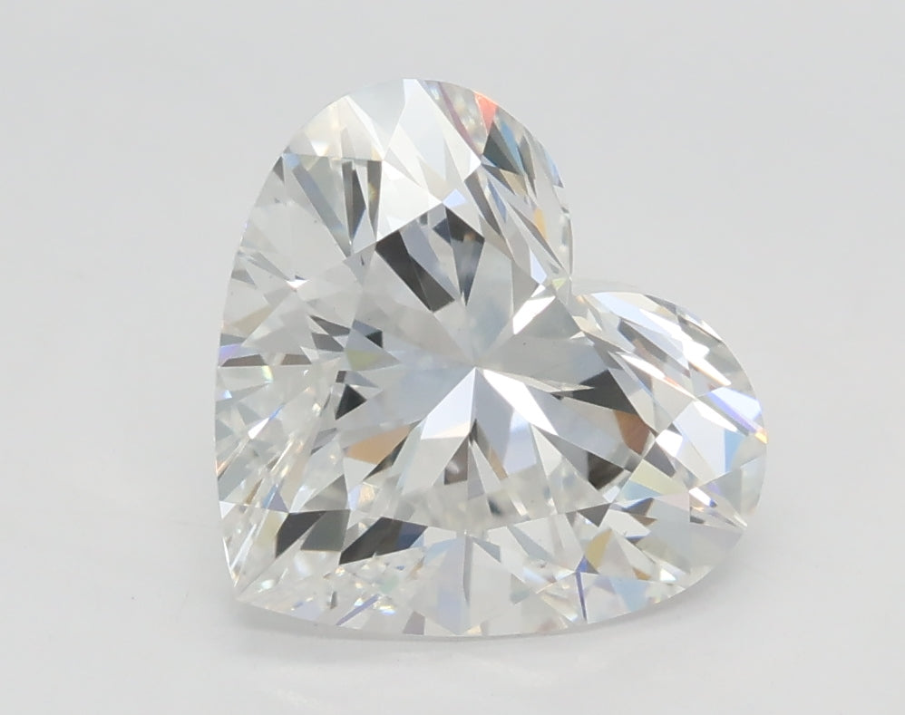 Lab-Grown 1.71 Carat Heart Shape Diamond color F Clarity VS2 With GIA Certificate, precious stones, engagement diamonds