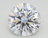 Lab-Grown 2.51 Carat Round Brilliant Diamond color E Clarity VS2, precious stones, engagement diamonds