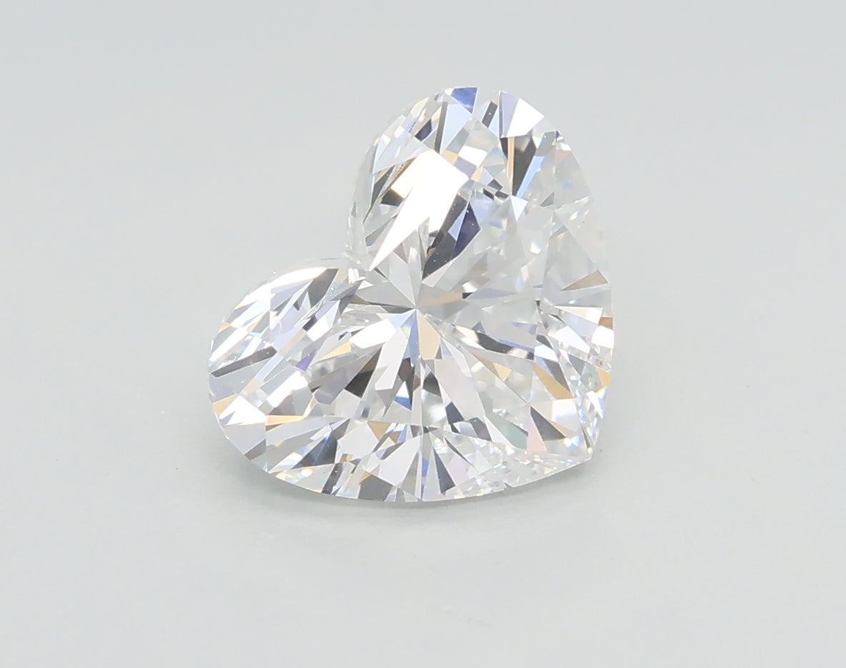 Lab-Grown 1.55 Carat Heart Shape Diamond color D Clarity VVS2, precious stones, engagement diamonds