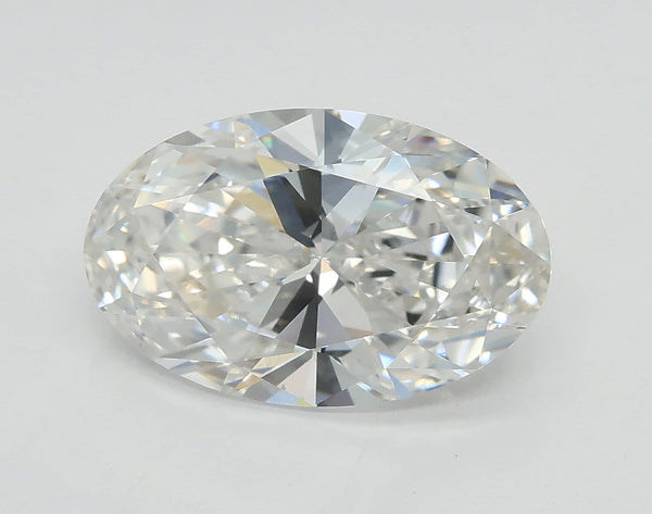 Lab-Grown 2.52 Carat Oval Shape Diamond color F Clarity VVS2 With GIA Certificate, precious stones, engagement diamonds