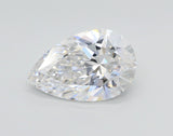 Lab-Grown 2.72 Carat Pear Shape Diamond color D Clarity VS1 With GIA Certificate, precious stones, engagement diamonds