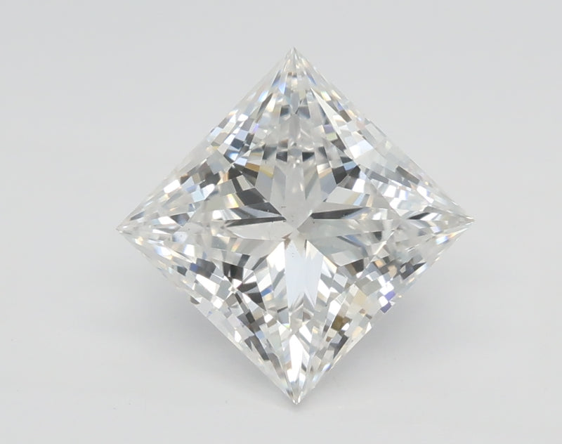 Lab-Grown 1.51 Carat Princess Cut Diamond color D Clarity VS2, precious stones, engagement diamonds