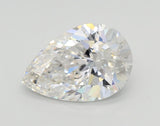 Lab-Grown 1.54 Carat Pear Shape Diamond color F Clarity VVS2, precious stones, engagement diamonds