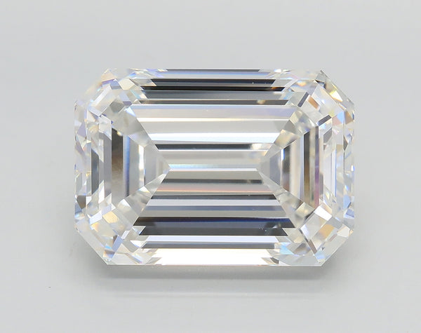 Lab-Grown 7.08 Carat Emerald Cut Diamond color F Clarity VVS2, precious stones, engagement diamonds