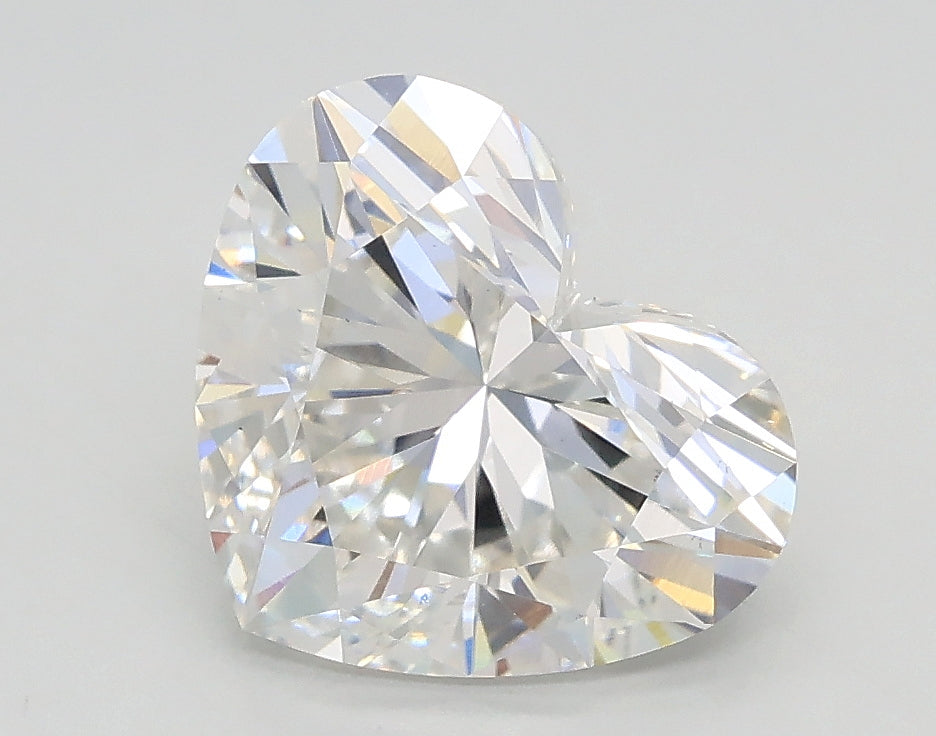 Lab-Grown 2.07 Carat Heart Shape Diamond color F Clarity VS2, precious stones, engagement diamonds