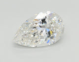 Lab-Grown 2.08 Carat Pear Shape Diamond color F Clarity VVS2 With GIA Certificate, precious stones, engagement diamonds