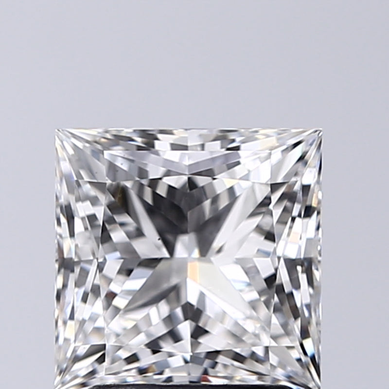 Lab-Grown 1.50 Carat Princess Cut Diamond color F Clarity VVS2, precious stones, engagement diamonds