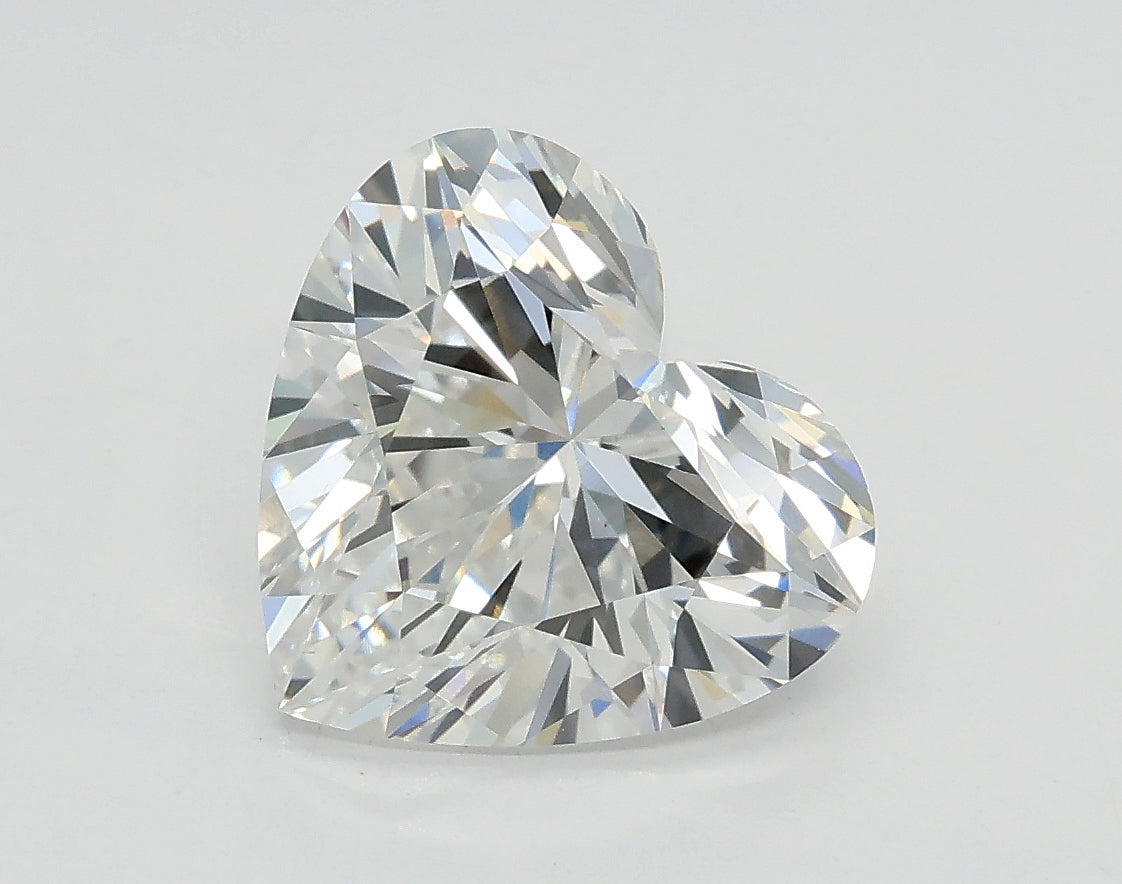 Lab-Grown 1.50 Carat Heart Shape Diamond color E Clarity VS2 With GIA Certificate, precious stones, engagement diamonds