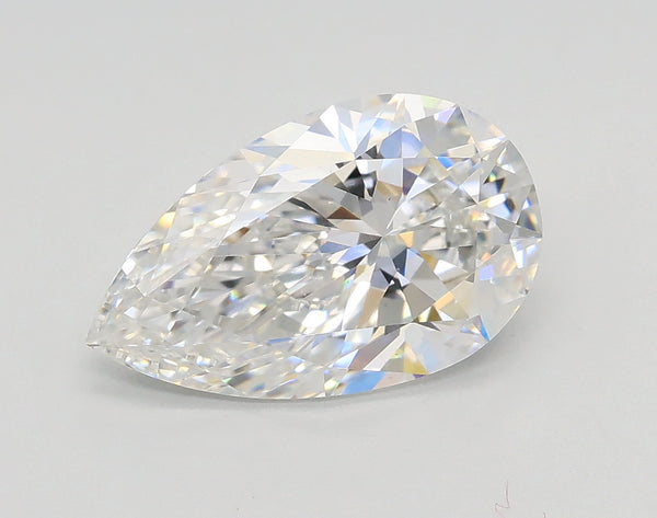 Lab-Grown 1.50 Carat Pear Shape Diamond color E Clarity VS1, precious stones, engagement diamonds