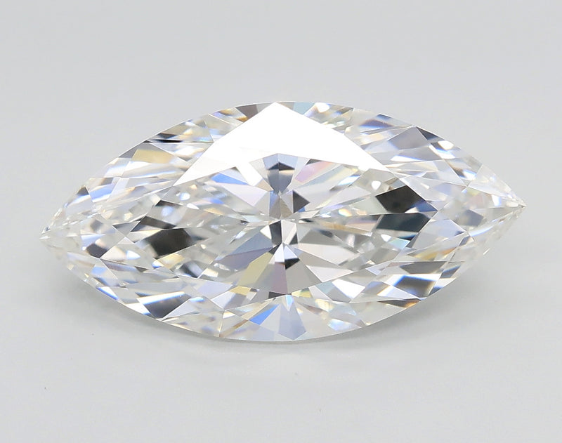 Lab-Grown 3.00 Carat Marquis Shape Diamond color F Clarity VVS2 With GIA Certificate, precious stones, engagement diamonds