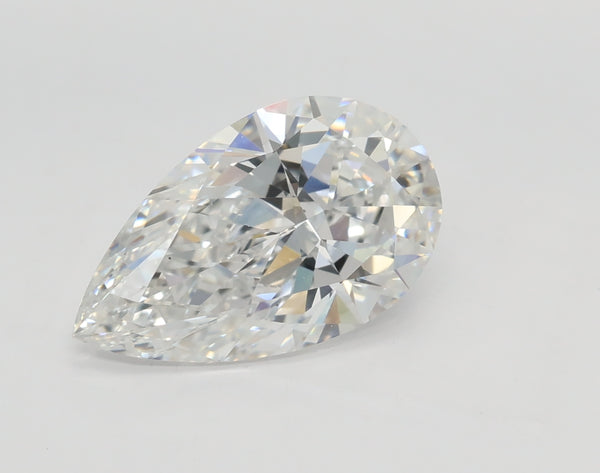 Lab-Grown 2.54 Carat Pear Shape Diamond color E Clarity VS2, precious stones, engagement diamonds