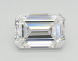 Lab-Grown 2.04 Carat Emerald Cut Diamond color E Clarity VS1 With GIA Certificate, precious stones, engagement diamonds