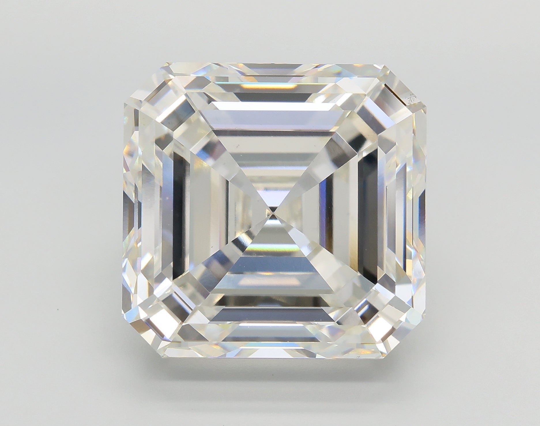 Lab-Grown 17.03 Carat Asscher Cut Diamond color G Clarity VS1, precious stones, engagement diamonds