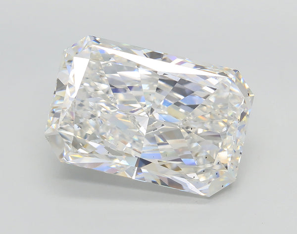 Lab-Grown 7.52 Carat Radiant Cut Diamond color F Clarity VS2, precious stones, engagement diamonds