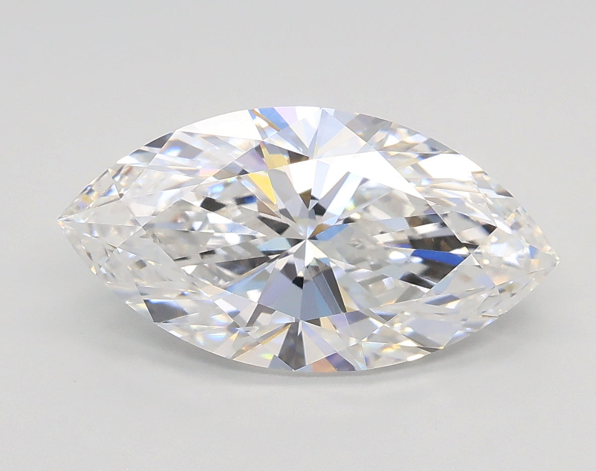 Lab-Grown 2.51 Carat Marquis Shape Diamond color F Clarity VVS2 With GIA Certificate, precious stones, engagement diamonds