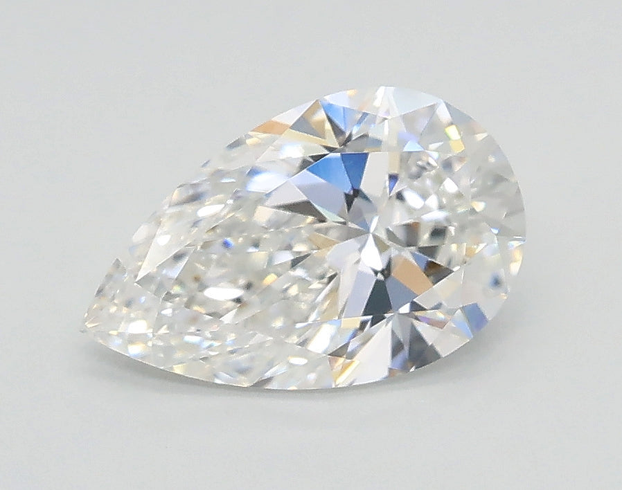 Lab-Grown 1.08 Carat Pear Shape Diamond color D Clarity VS1, precious stones, engagement diamonds