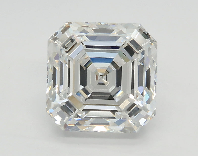 Lab-Grown 2.71 Carat Asscher Cut Diamond color E Clarity VS1 With GIA Certificate, precious stones, engagement diamonds