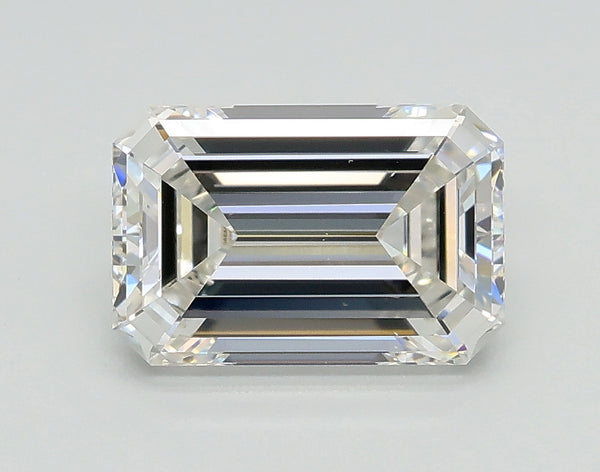 Lab-Grown 1.51 Carat Emerald Cut Diamond color F Clarity VS1, precious stones, engagement diamonds