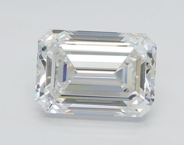 Lab-Grown 1.50 Carat Emerald Cut Diamond color D Clarity VVS2, precious stones, engagement diamonds