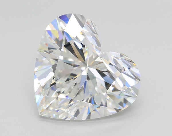 Lab-Grown 4.08 Carat Heart Shape Diamond color F Clarity VS1 With GIA Certificate, precious stones, engagement diamonds