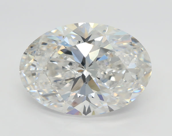 Lab-Grown 4.01 Carat Oval Shape Diamond color G Clarity VS1, precious stones, engagement diamonds