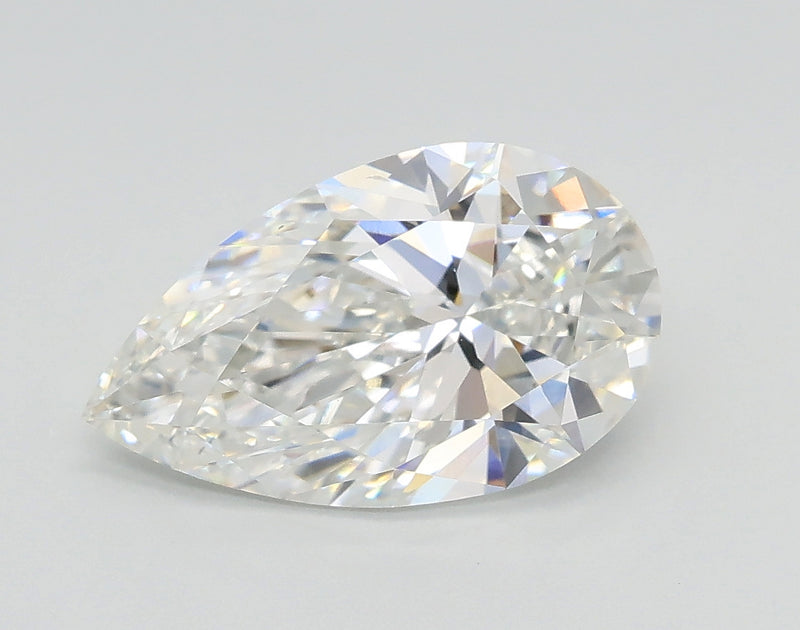 Lab-Grown 1.50 Carat Pear Shape Diamond color E Clarity VS2, precious stones, engagement diamonds