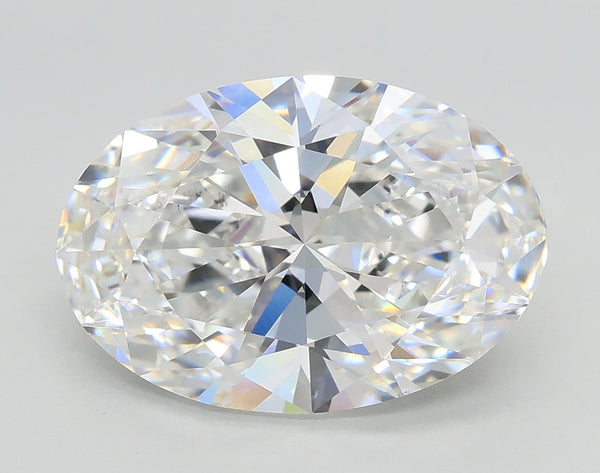 Lab-Grown 3.58 Carat Oval Shape Diamond color E Clarity VS1, precious stones, engagement diamonds