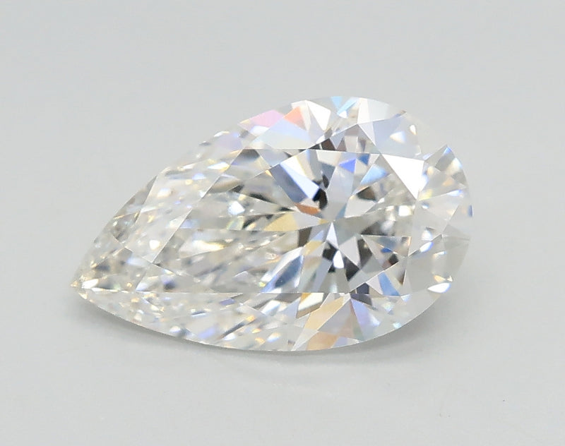 Lab-Grown 1.55 Carat Pear Shape Diamond color E Clarity VVS2, precious stones, engagement diamonds