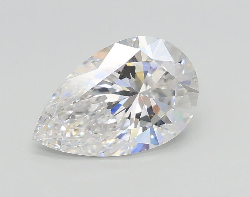 Lab-Grown 1.02 Carat Pear Shape Diamond color E Clarity VVS2, precious stones, engagement diamonds