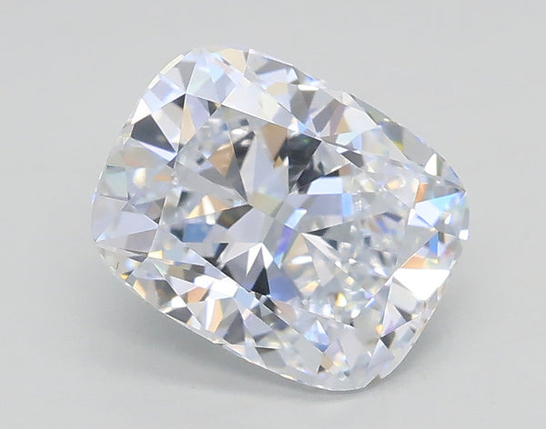 Lab-Grown 1.51 Carat Cushion Modified Brilliant Cut Diamond color F Clarity VS1, precious stones, engagement diamonds