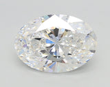 Lab-Grown 2.01 Carat Oval Shape Diamond color E Clarity VS1, precious stones, engagement diamonds