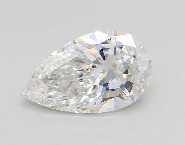 Lab-Grown 1.01 Carat Pear Shape Diamond color E Clarity VS1, precious stones, engagement diamonds