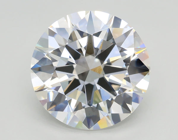 Lab-Grown 5.16 Carat Round Brilliant Diamond color F Clarity VS2, precious stones, engagement diamonds