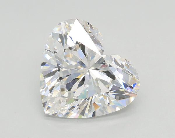 Lab-Grown 3.07 Carat Heart Shape Diamond color E Clarity VS1 With GIA Certificate, precious stones, engagement diamonds
