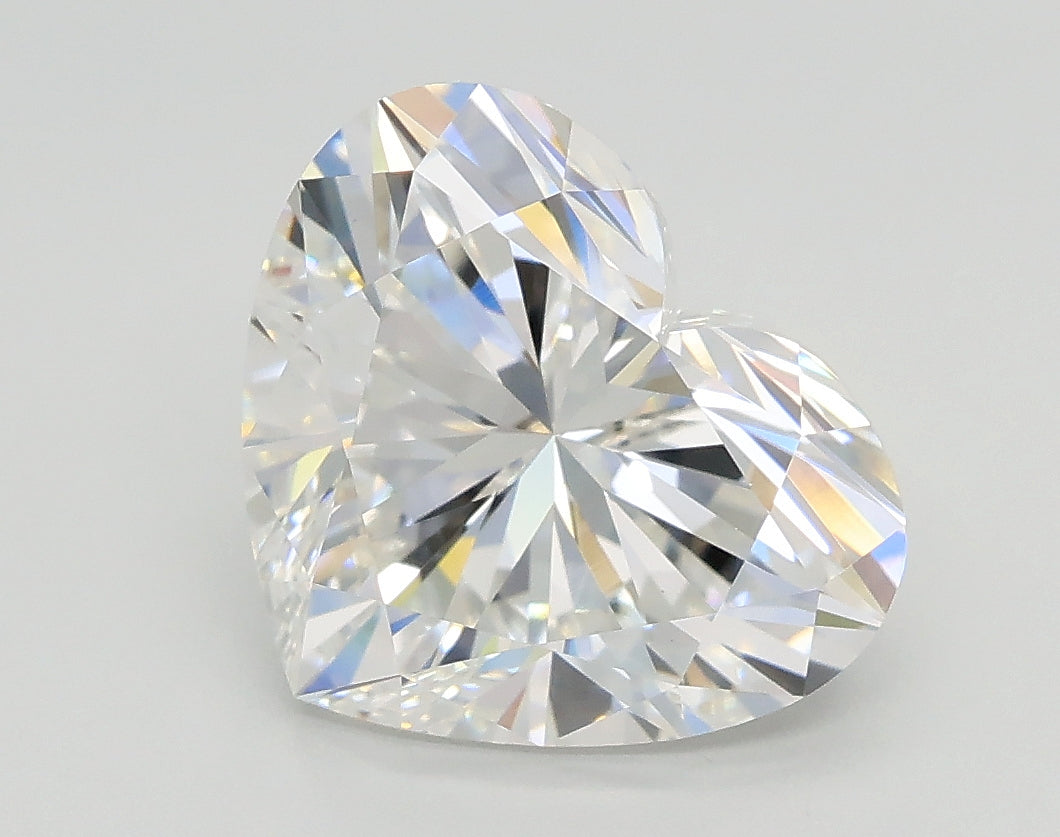 Lab-Grown 2.71 Carat Heart Shape Diamond color E Clarity VS1, precious stones, engagement diamonds