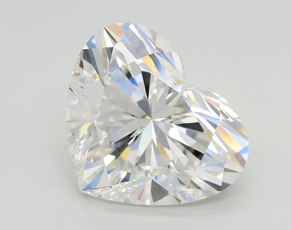 Lab-Grown 2.71 Carat Heart Shape Diamond color E Clarity VS1, precious stones, engagement diamonds
