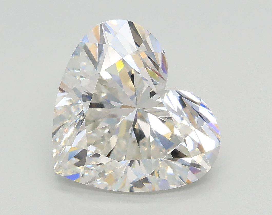 Lab-Grown 2.71 Carat Heart Shape Diamond color F Clarity VS1, precious stones, engagement diamonds