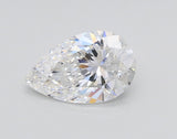 Lab-Grown 1.01 Carat Pear Shape Diamond color E Clarity VS1, precious stones, engagement diamonds