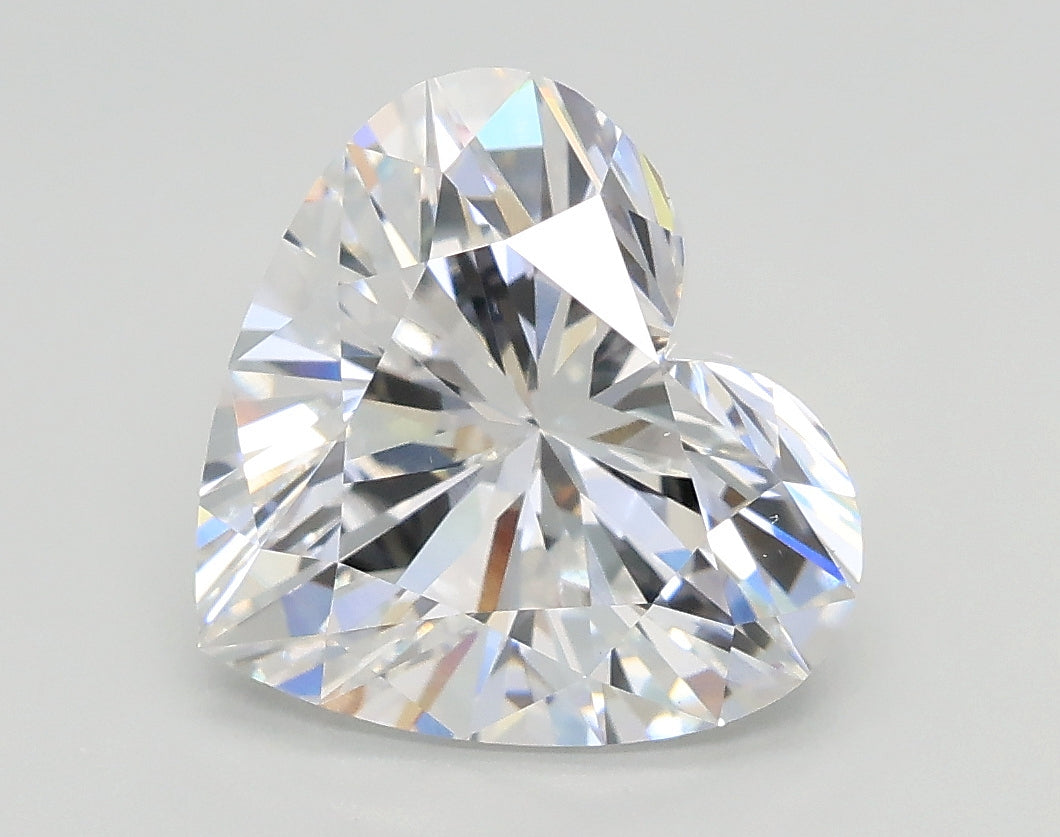 Lab-Grown 2.53 Carat Heart Shape Diamond color E Clarity VVS2, precious stones, engagement diamonds