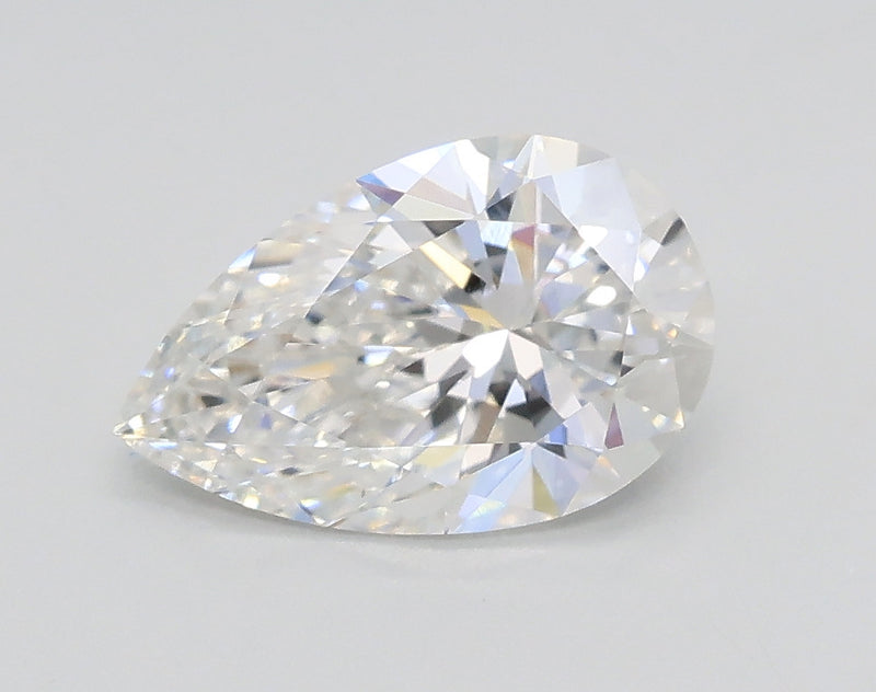 Lab-Grown 1.22 Carat Pear Shape Diamond color F Clarity VS1, precious stones, engagement diamonds