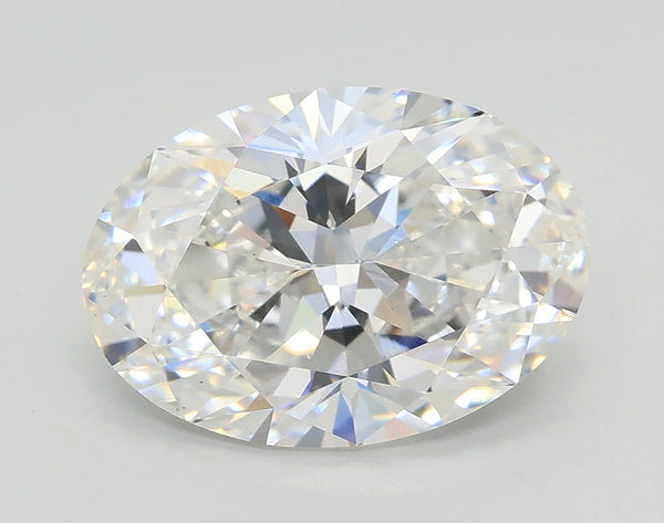 Lab-Grown 3.09 Carat Oval Shape Diamond color E Clarity VS2, precious stones, engagement diamonds