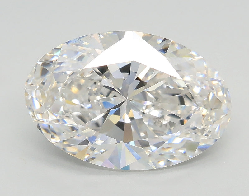 Lab-Grown 3.51 Carat Oval Shape Diamond color E Clarity VS2, precious stones, engagement diamonds