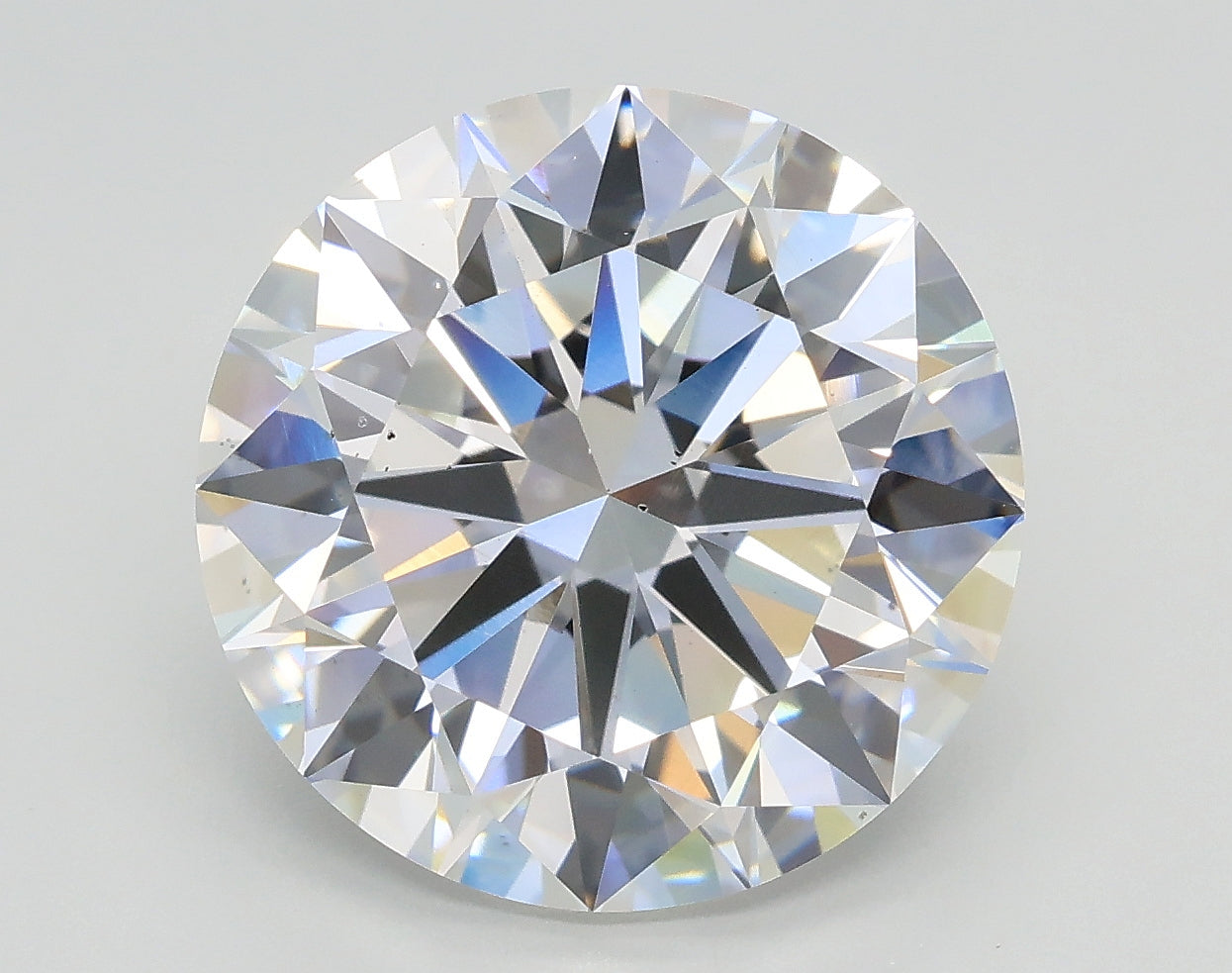 Lab-Grown 5.51 Carat Round Brilliant Diamond color E Clarity VS2, precious stones, engagement diamonds