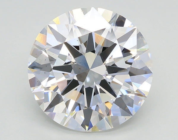 Lab-Grown 3.71 Carat Round Brilliant Diamond color E Clarity VS2, precious stones, engagement diamonds