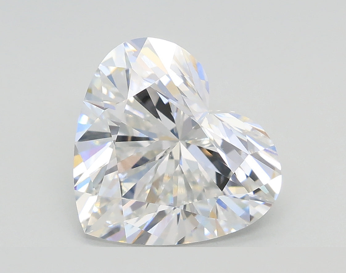 Lab-Grown 2.55 Carat Heart Shape Diamond color E Clarity VS1 With GIA Certificate, precious stones, engagement diamonds
