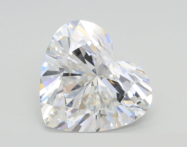 Lab-Grown 2.55 Carat Heart Shape Diamond color E Clarity VS1 With GIA Certificate, precious stones, engagement diamonds