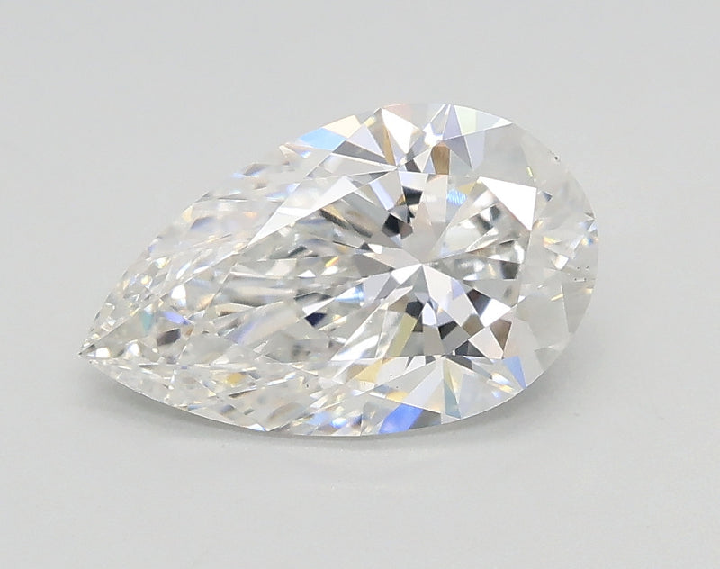 Lab-Grown 1.35 Carat Pear Shape Diamond color F Clarity VS1, precious stones, engagement diamonds