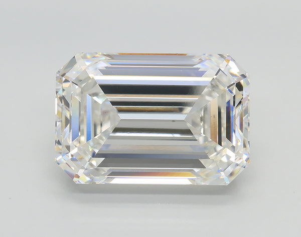 Lab-Grown 9.11 Carat Emerald Cut Diamond color F Clarity VS2, precious stones, engagement diamonds