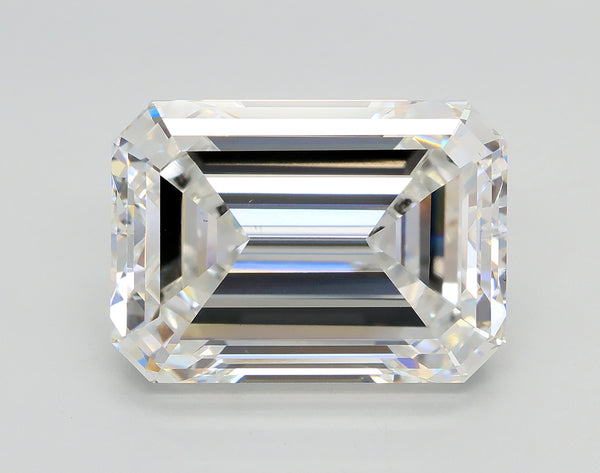 Lab-Grown 10.03 Carat Emerald Cut Diamond color F Clarity VS1, precious stones, engagement diamonds