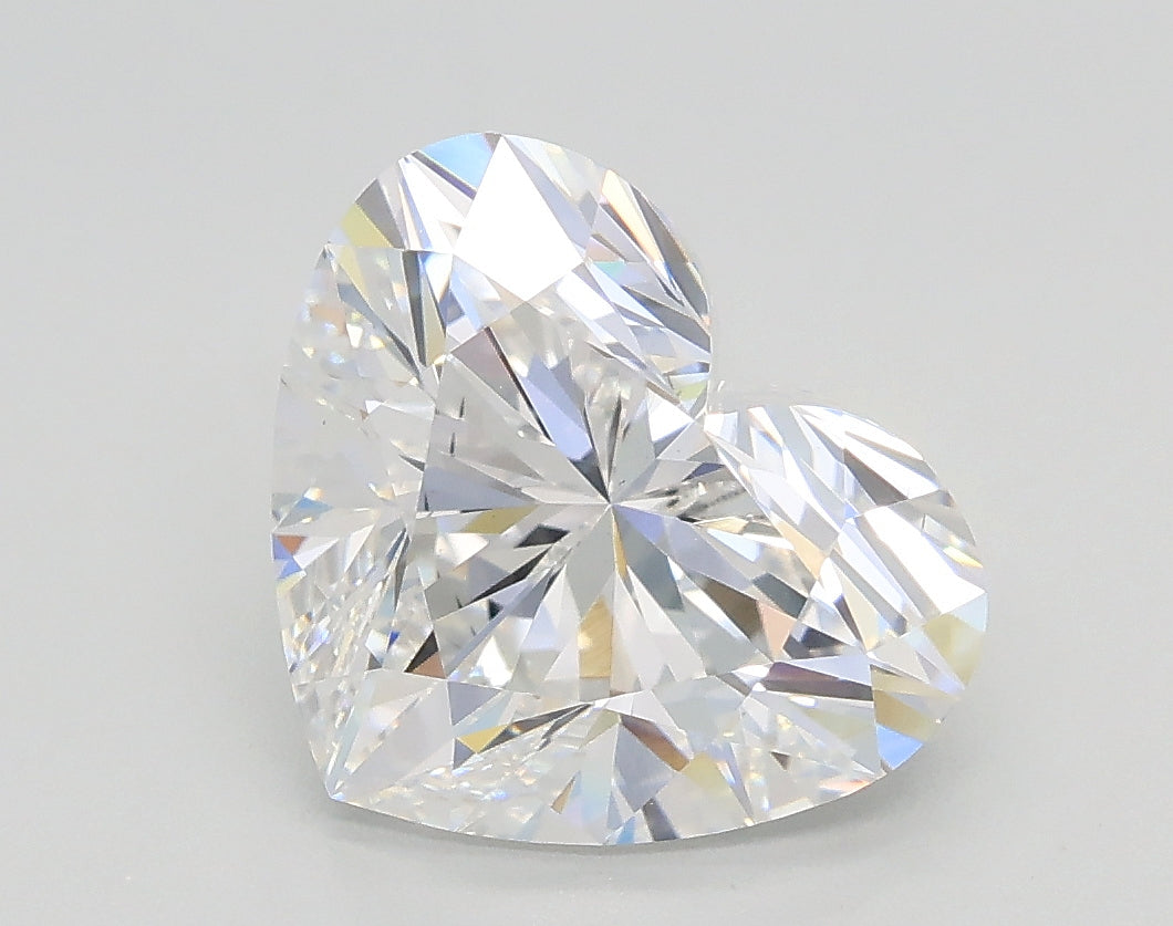 Lab-Grown 2.51 Carat Heart Shape Diamond color E Clarity VS2, precious stones, engagement diamonds